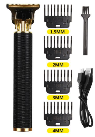 Professional Cordless Clippers 0mm Electric Hair Trimmer Beard Hair Cutting Machine Barber Rechargeable