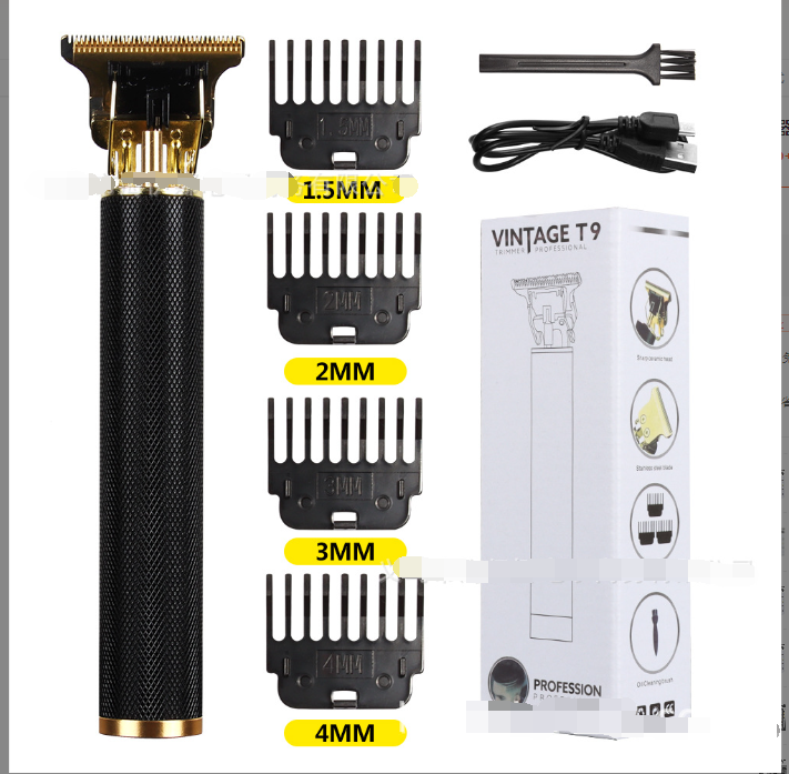Professional Cordless Clippers 0mm Electric Hair Trimmer Beard Hair Cutting Machine Barber Rechargeable