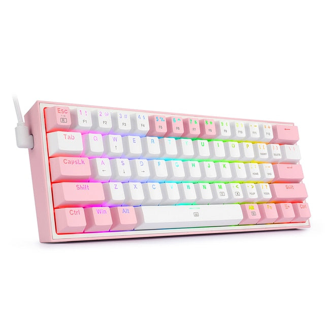 Redragon Fizz 617 Mini Mechanical Gaming Keyboard,60% Wired, 61 Key Hot-swap