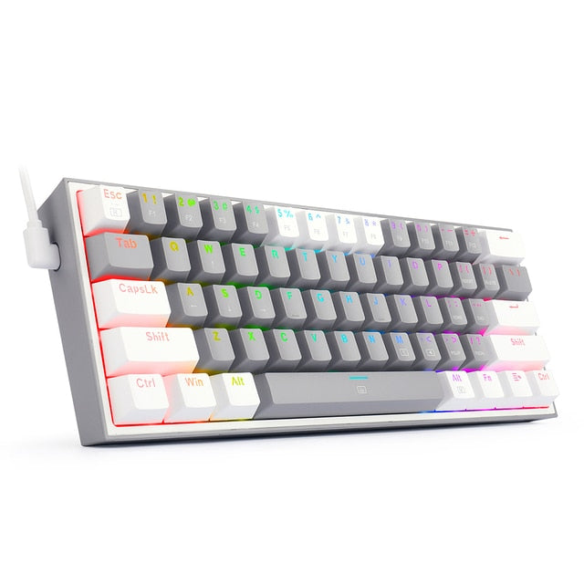 Redragon Fizz 617 Mini Mechanical Gaming Keyboard,60% Wired, 61 Key Hot-swap