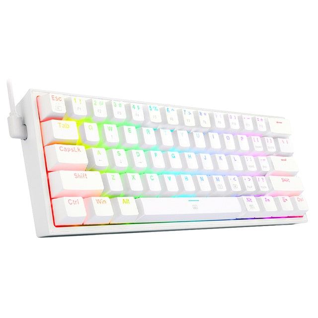 Redragon Fizz 617 Mini Mechanical Gaming Keyboard,60% Wired, 61 Key Hot-swap