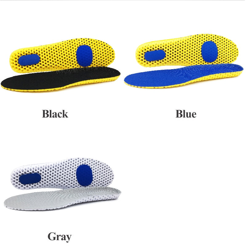 Shoe Insoles Memory Foam Innovated by Sport Lovers for Women and Men Honey Comb Mesh Breathable