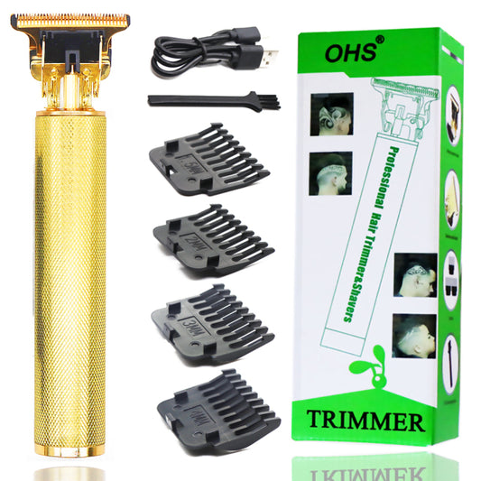 Professional Cordless Clippers 0mm Electric Hair Trimmer  Beard Hair Cutting Machine Barber Rechargeable