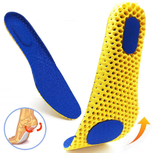 Shoe Insoles Memory Foam Innovated by Sport Lovers for Women and Men Honey Comb Mesh Breathable