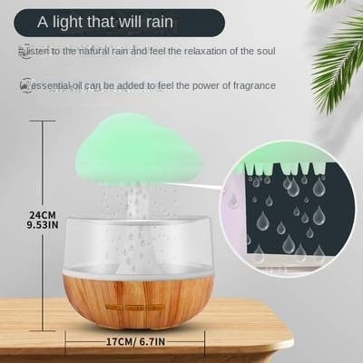 Rain Cloud Water Sound Humidifier Diffuser