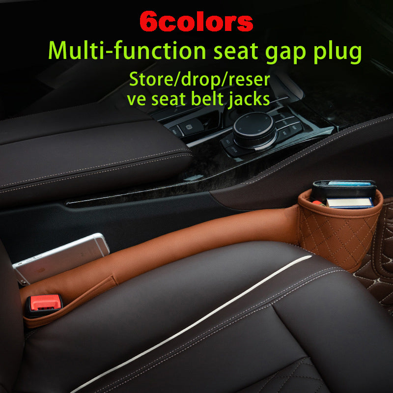 Leather Car Seat Gap Filler Sleek High Quality Leather